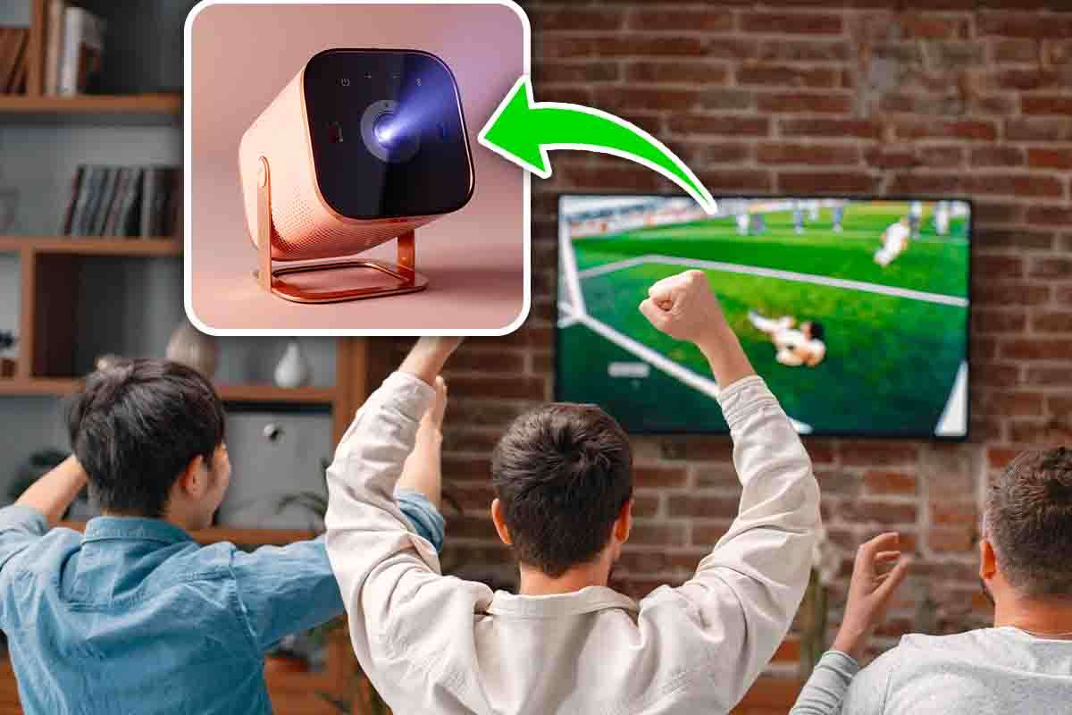 Porta la tua tv con te con il mini proiettore