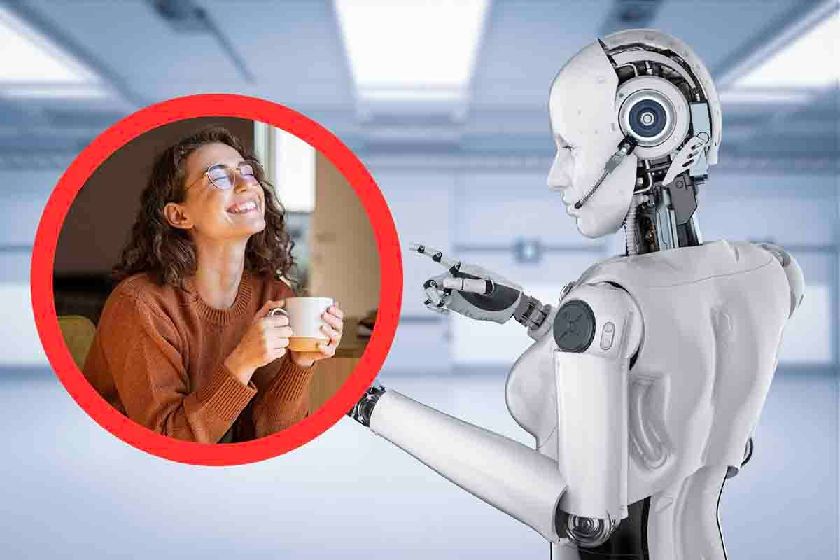 Robot che porta 16 caffè al giorno